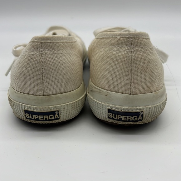 SUPERGA WHITE CANVAS SNEAKERS - Picture 5 of 6